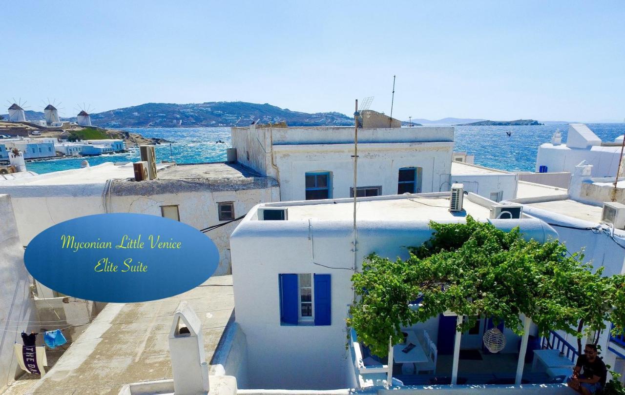Myconian Little Venice Elite Suites With Sea View Mykonos Town 外观 照片